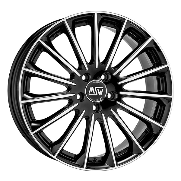 MSW 30 G.BLK F.POL | 9X18 5-112 E49 C66,5 R14 9x18 5/112 ET49 CB66.5