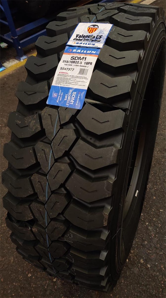 315/80R22.5 156/153K SAILUN SDM1 XL DRIVE 20PR ON/OFF ROAD