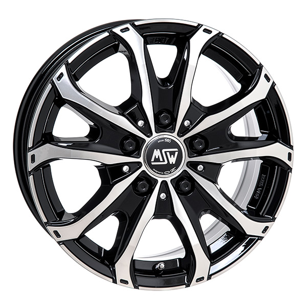 MSW 48 VAN BLK/POL | 6,5X16 5-120 E60 C65,1 R14 6.5x16 5/120 ET60 CB65.1