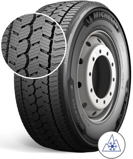 315/70R22.5 156/150L MICHELIN X MULTI GRIP Z STEER