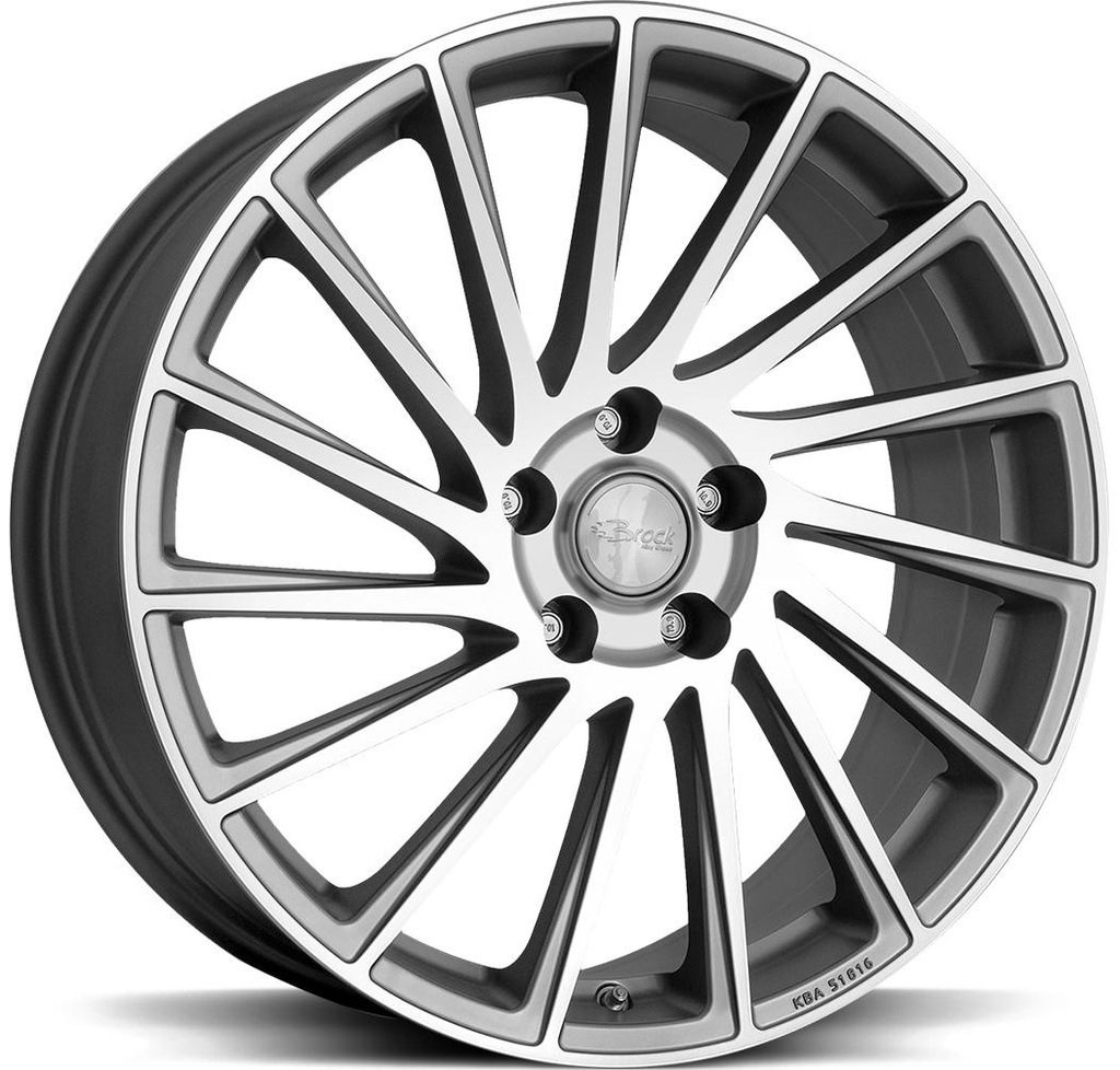 BROCK B39 FERRIC GREY POL 7.5x18 5/112 ET49 CB57.1