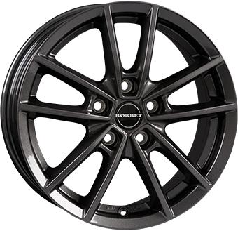 BORBET W MIST ANTRACITE GLOSS 6x15 5/108 ET43 CB72.5