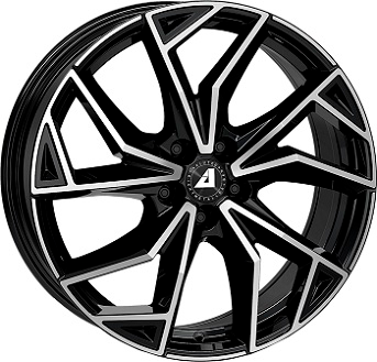 ALUTEC ADX.02 DIAM BLACK POL 7.5x18 4/108 ET18 CB65.1