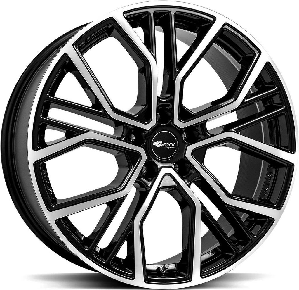 BROCK B41 BLACK FULL POL 9.5x22 5/112 ET32 CB66.6