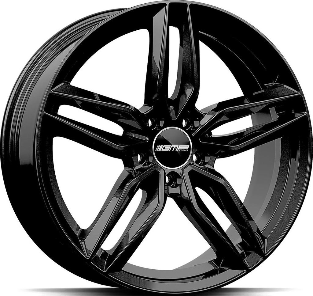 GMP FASTEN GLOSSY BLACK 9.5x20 5/112 ET50 CB66.6