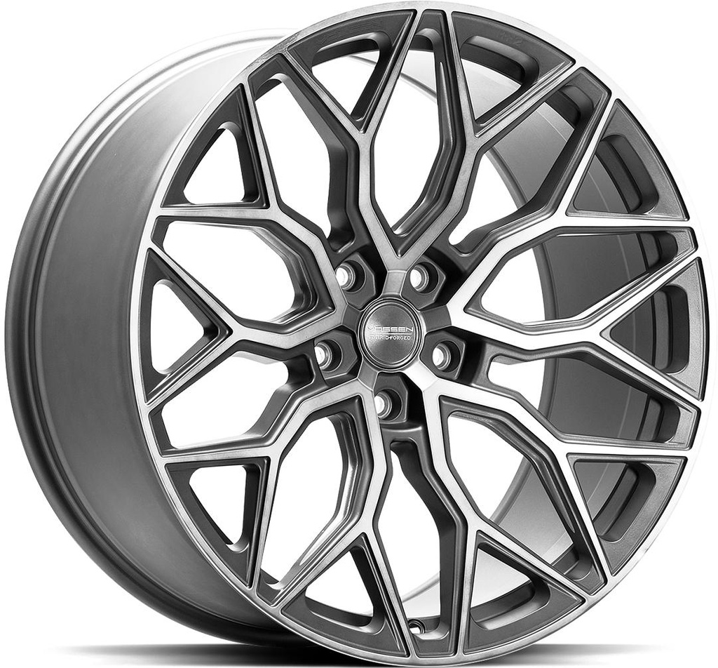 VOSSEN HF2 TINTED MATTE GUNMETAL 10.5x20 5/112 ET36 CB66.6