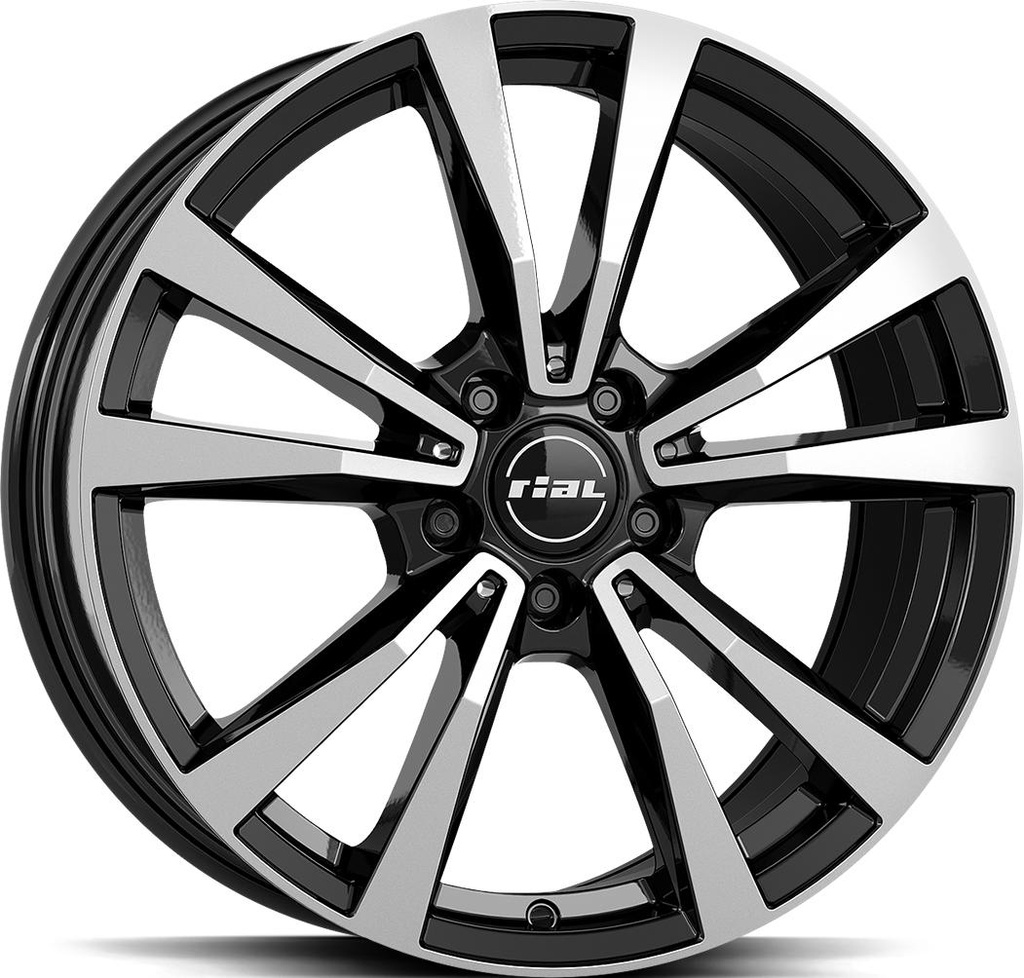 RIAL M12 DIAM BLACK POL 7.5x18 5/112 ET49 CB66.6