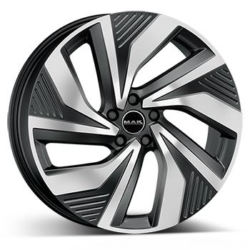 MAK ELECTRA BLK/POL 7.5x20 5/112 ET44 CB57.1