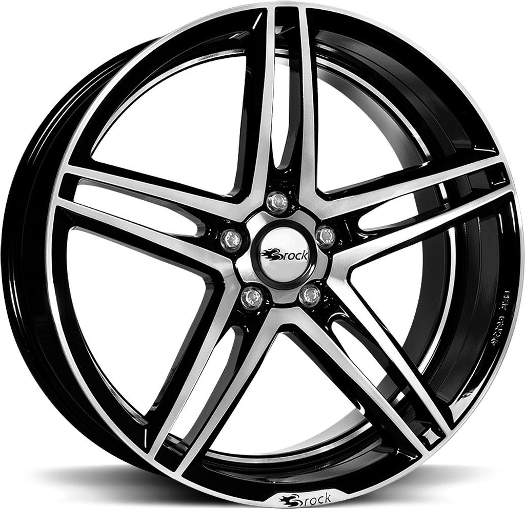 BROCK B33 BLACK FULL POLISH 8.5x19 5/112 ET45 CB66.6