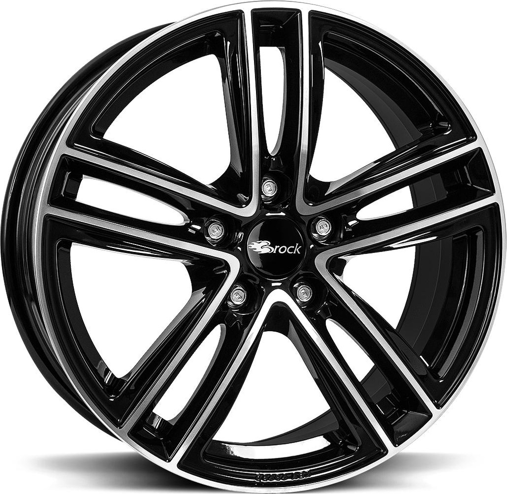 BROCK RC27 BLACK FULL POL 7x18 5/114.3 ET40 CB60.1
