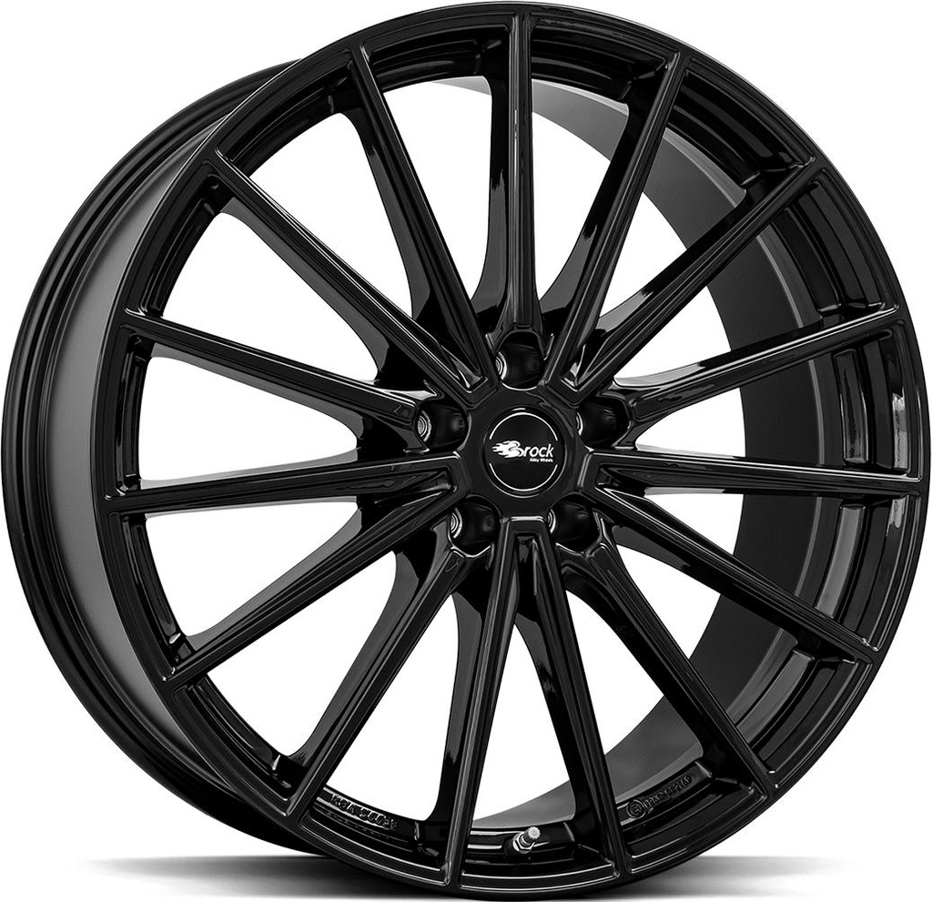 BROCK B43 SHINY BLACK 9x20 5/112 ET42 CB57.1