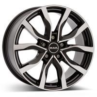 MAK HIGHLANDS BLK/POL 8.5x20 5/120 ET43 CB72.6