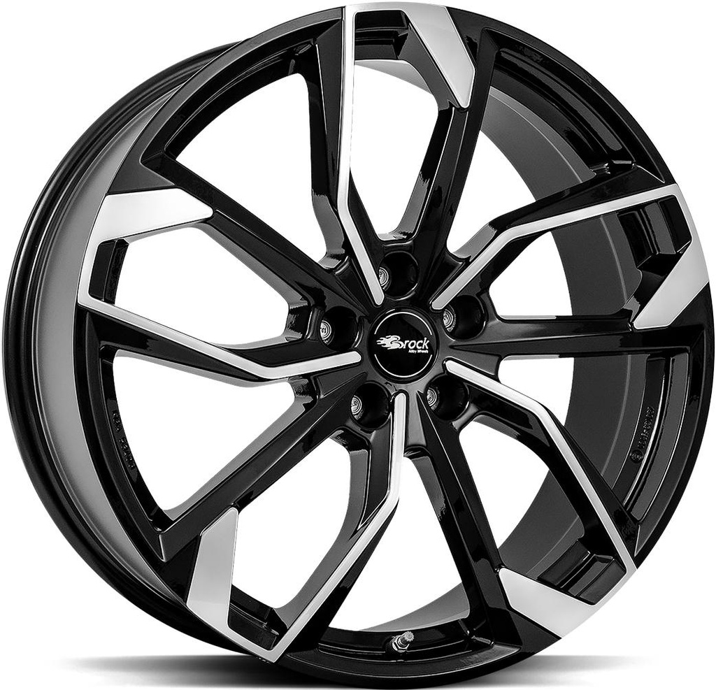 BROCK RC34 BLACK FULL POL 7.5x17 5/112 ET46 CB57.1