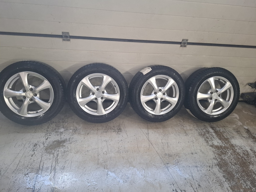 SKODA/VW 5X100  6,5X15 RS VANNE +185/65R15 NOKIAN RENGAS