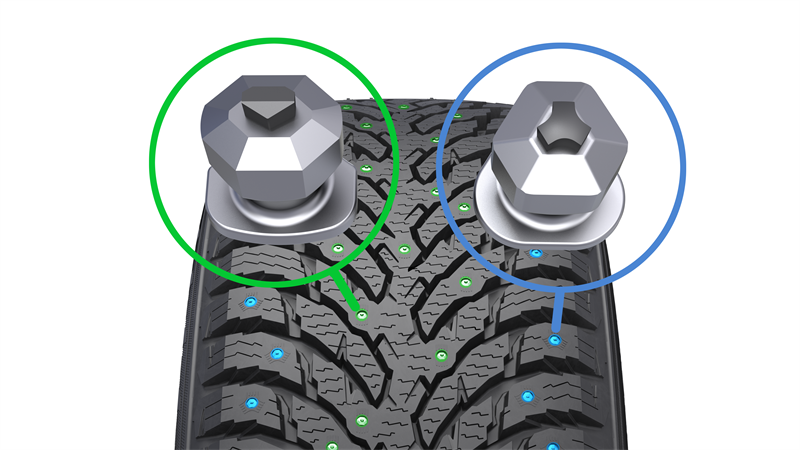 225/50R18 NOKIAN HAKKAPELIITTA 9 DOT 1322
