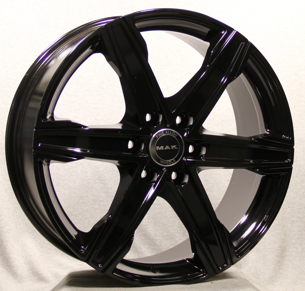 MAK KING 6 CLOSS BLACK  6X130 ET 55