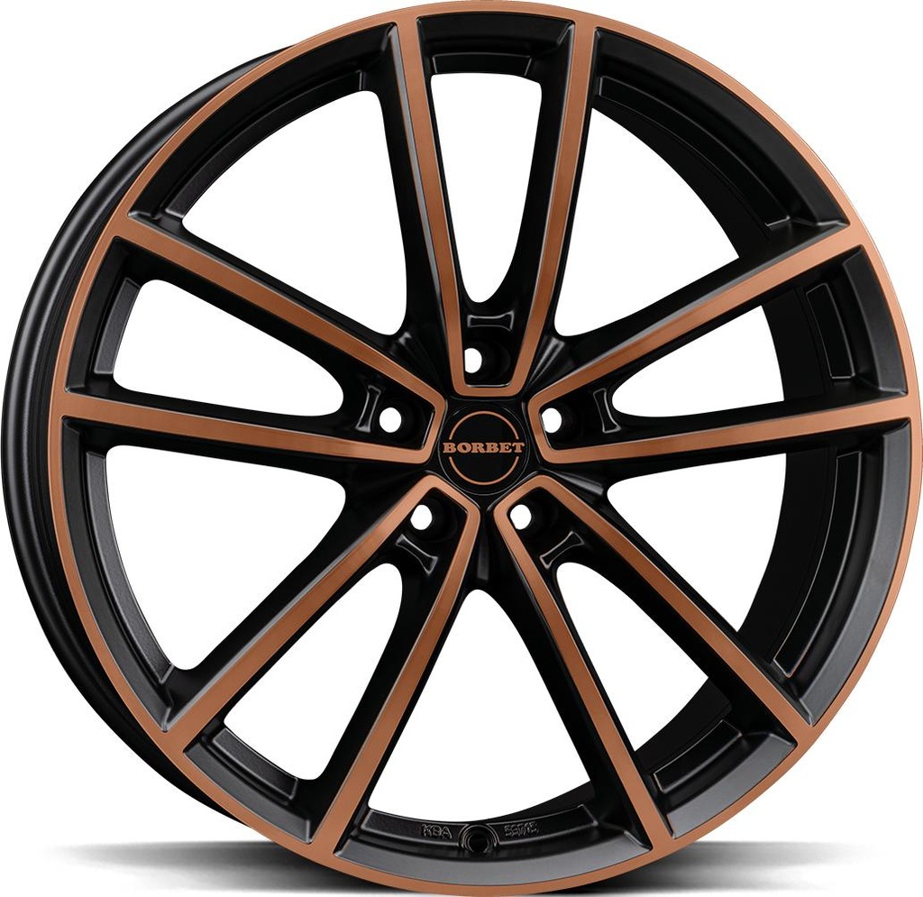 BORBET W BLACK COPPER POL MATT 8x18 5/112 ET40 CB66.5