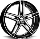 BROCK B33 BLACK FULL POLISH 8x17 5/120 ET45 CB72.6